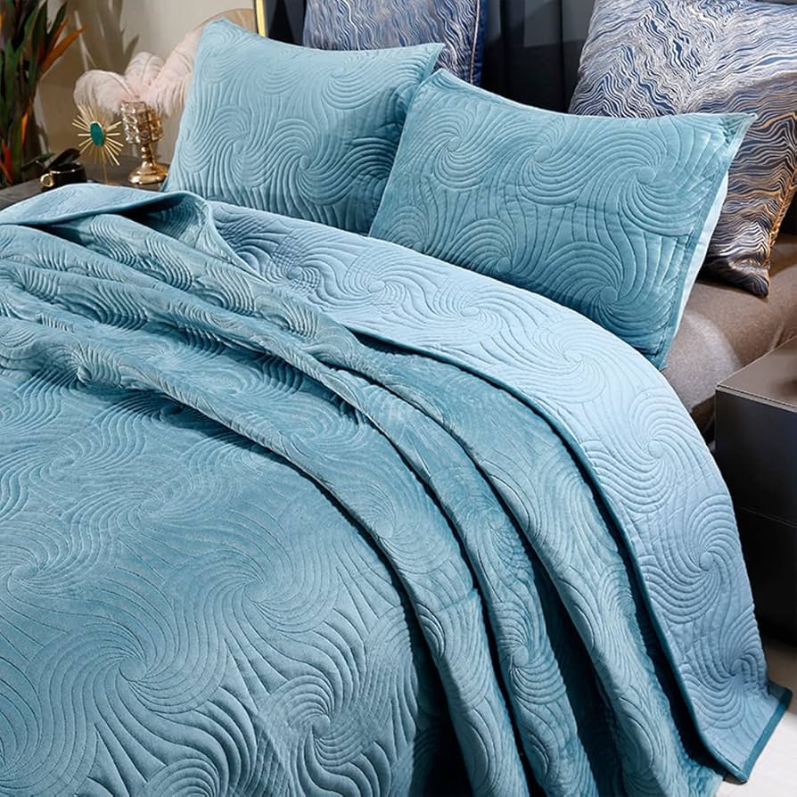 Amazon｜ベッドスプレッド ベッドカバー 3点セット シングル