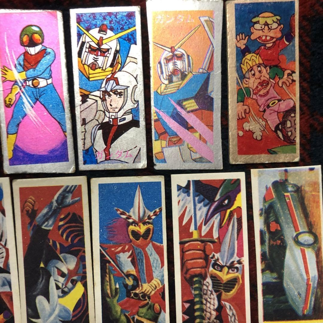 Amazon | アニメ特撮ヒーロー レトロ角メンコセット | めんこ | おもちゃ