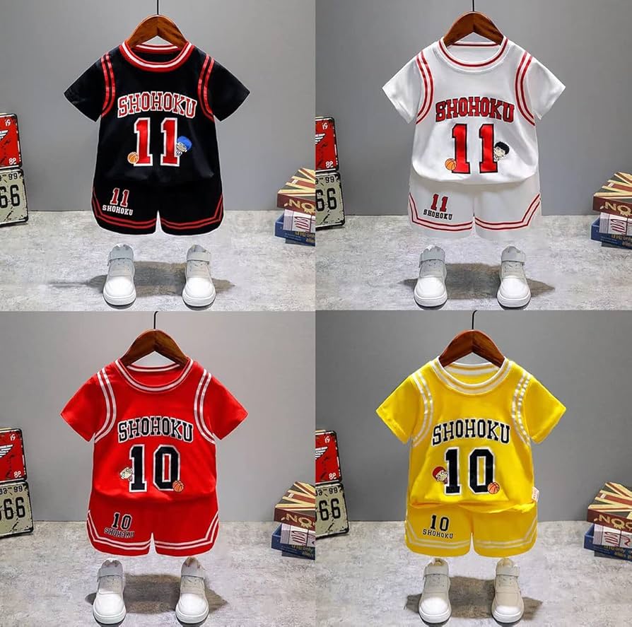 Amazon.co.jp: Tシャツ スラムダンク ティーシャツ 子供服 湘北高校