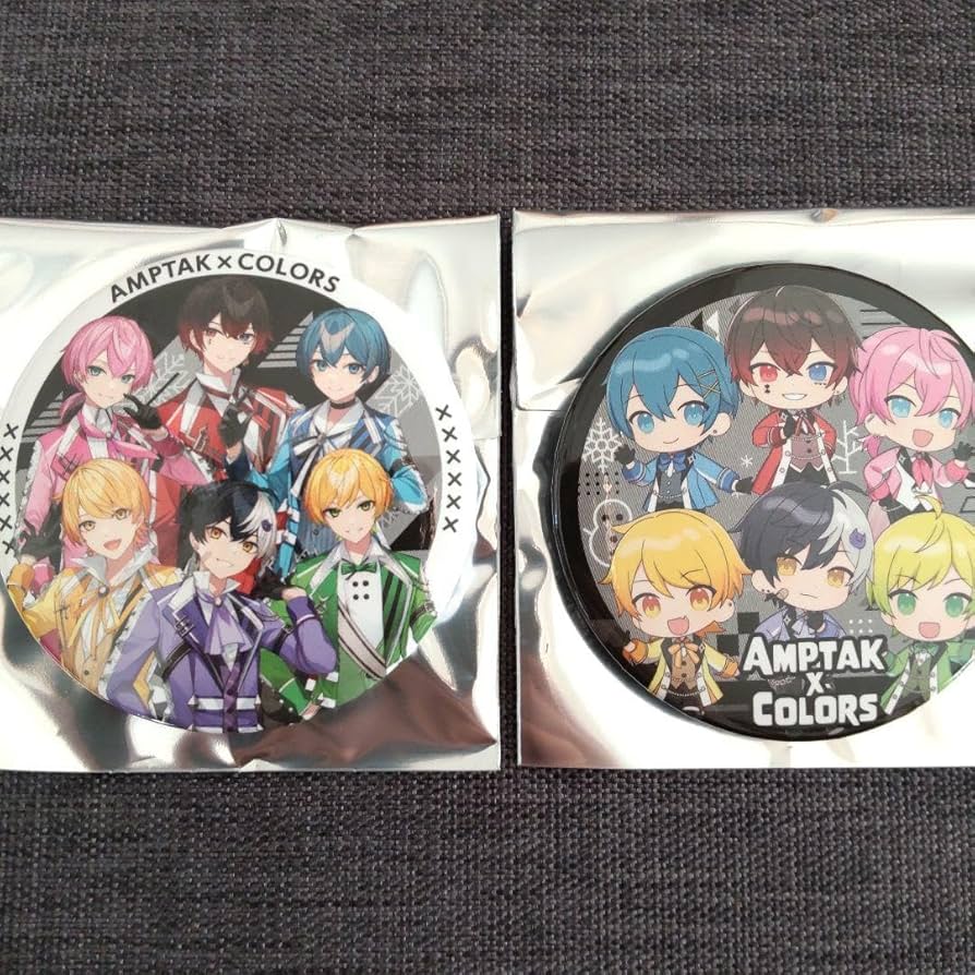 Amazon.co.jp: アンプタックカラーズ amptak×colors 缶バッジ 全員