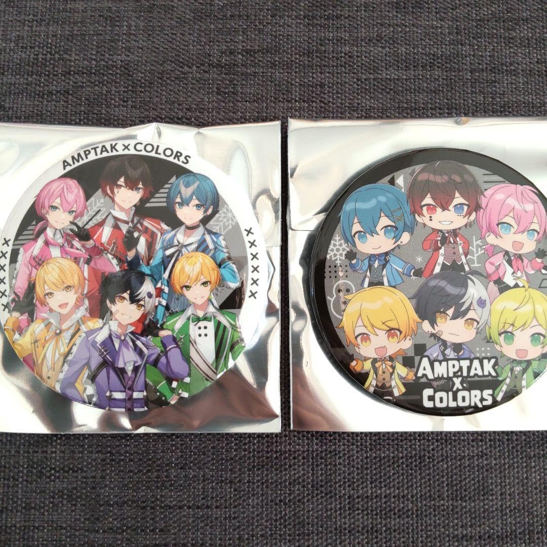 Amazon.co.jp: アンプタックカラーズ amptak×colors 缶バッジ 全員