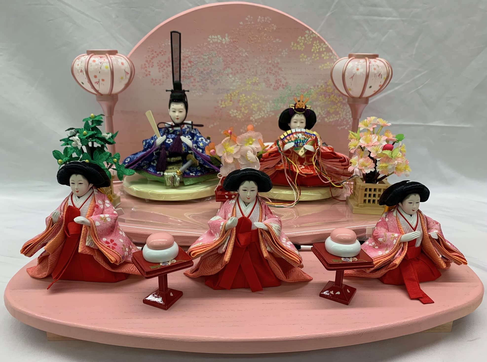 木目込み人形 20号 120 官女 雛人形 ひな人形 三人官女 ひな祭り