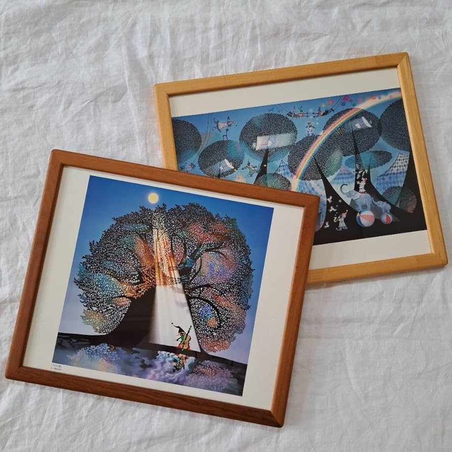 Amazon.co.jp: 藤城清治 ポスター 額縁 : ホーム＆キッチン