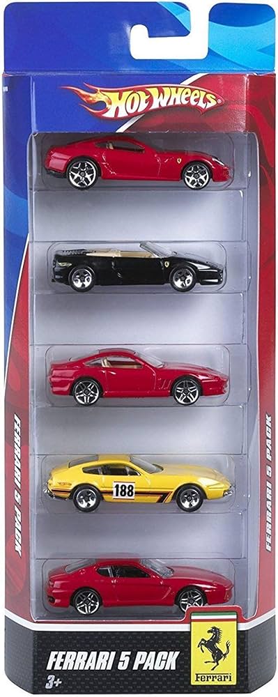 Amazon | Hot Wheels Ferrari 5 Pack | ミニカー・ダイキャストカー
