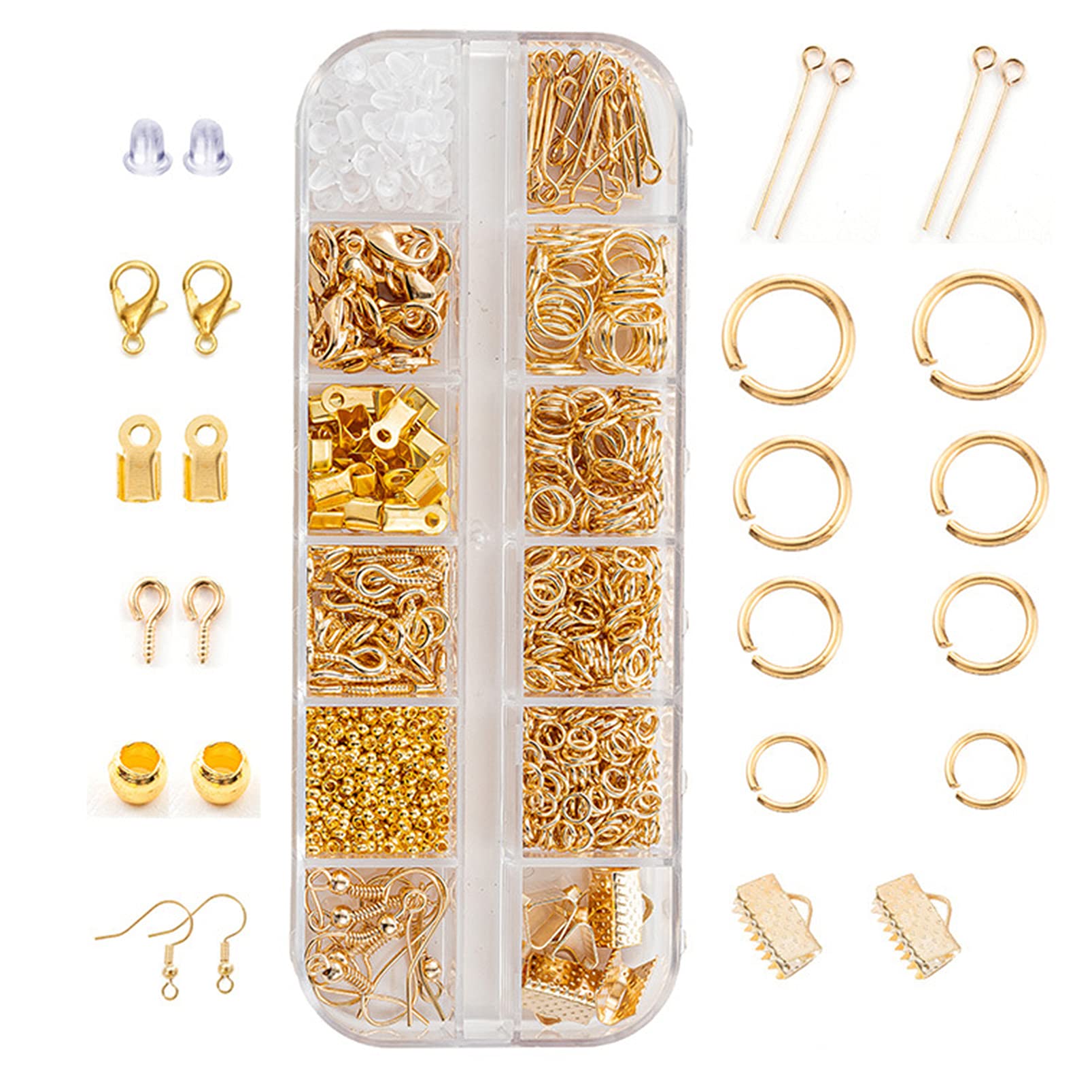 Amazon | Kihusei アクセサリーパーツ 留め具 ゴールド シルバー