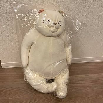Amazon.co.jp: ジブリパーク 限定 ムタさん 猫の恩返し 特大ぬいぐるみ