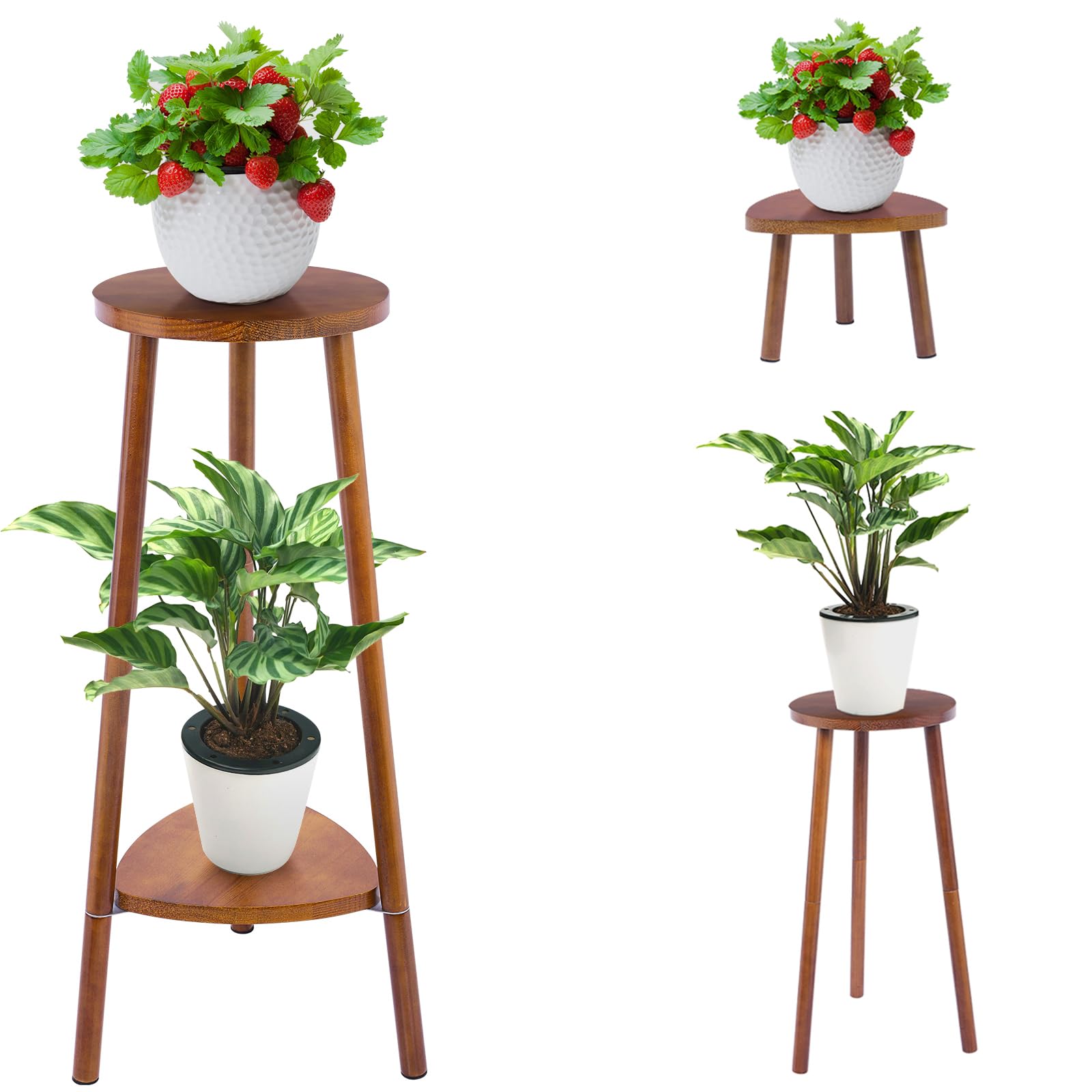 Amazon.com : Eocogup Plant Stand Indoor Tall,2 Tier Convertible