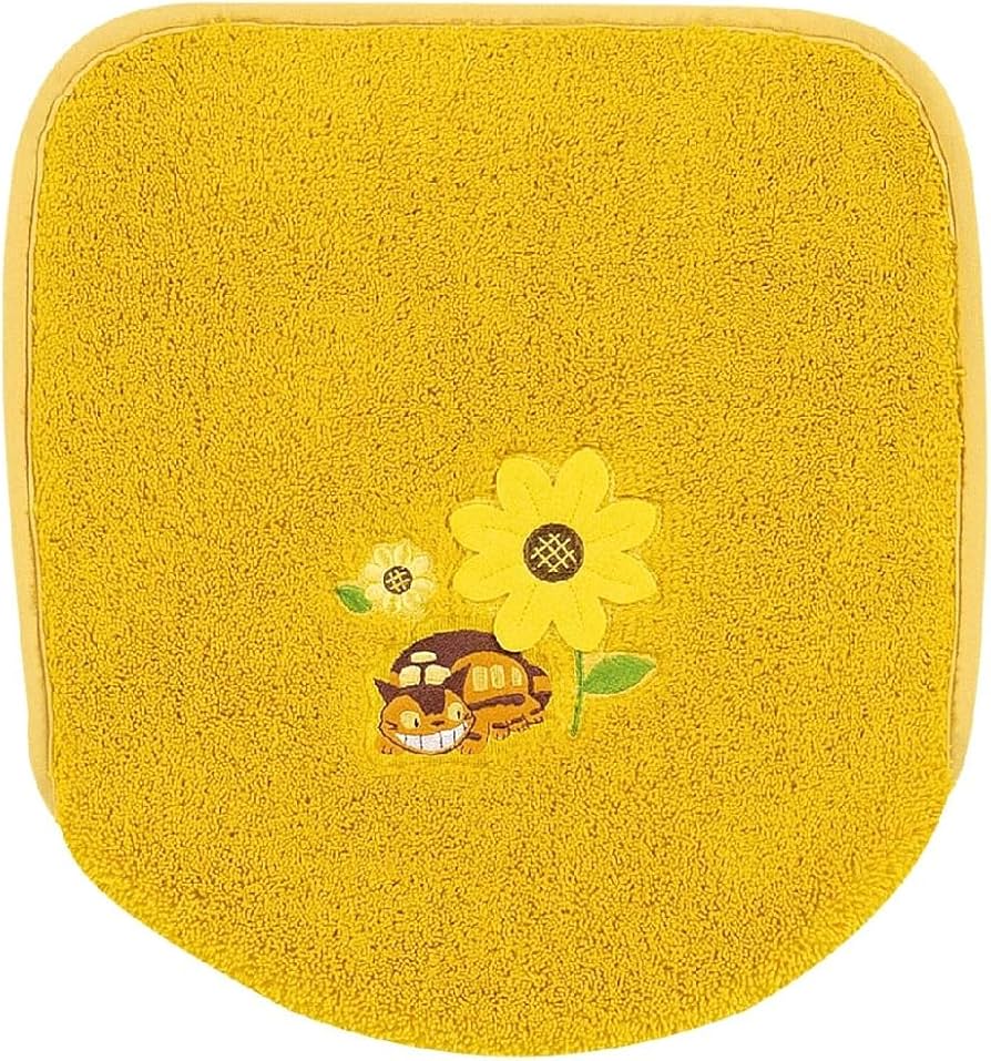 Amazon｜となりのトトロ ねこバス トイレマット セット 4点 イエロー