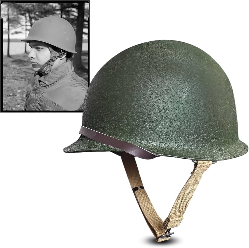 Amazon.co.jp: WW2 米軍 M1 ヘルメット - ヴィンテージ ミッチェル迷彩