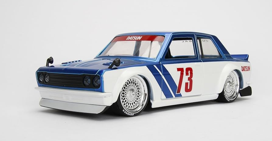 Amazon.com: Jada JDM Tuners 1:24 1973 Datsun 510 Widebody Jon