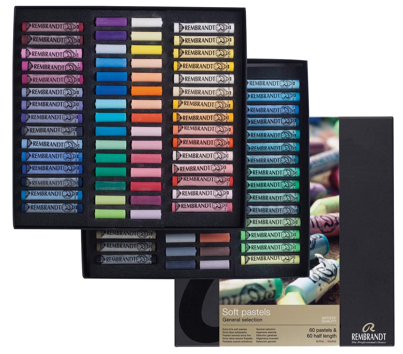 Amazon.com: Rembrandt Soft Pastels General Selection Master Set
