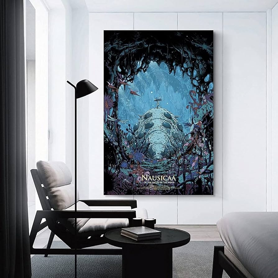 Amazon.co.jp: キャンバスウォールアート 40x60cm ノーフレーム アニメ