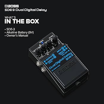 Amazon.com: BOSS SDE-3 Dual Digital Delay Pedal | Authentic Sound