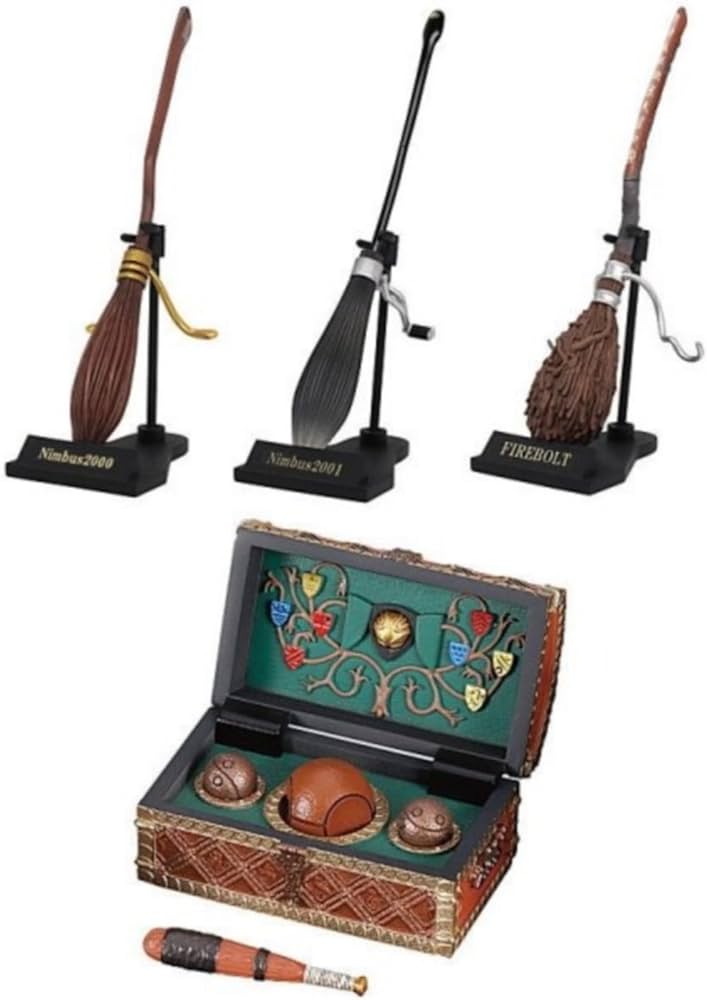 Amazon.co.jp: Hobby Gacha Harry Potter Magic Broom x 4 Types Set