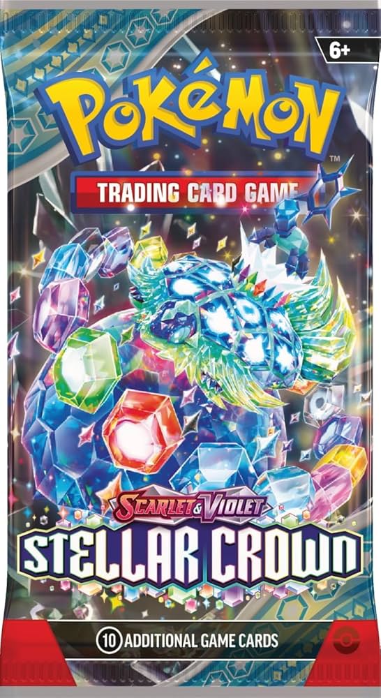 Amazon.com: POKEMON TCG: Scarlet & Violet Stellar Crown BOOSTER