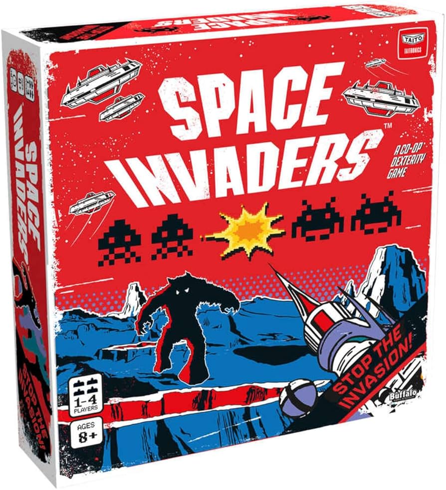 Amazon.com: Buffalo Games - Space Invaders Game - Dexterity Launch