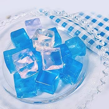 Amazon | ストレスおもちゃ 透明豆腐アイスキューブ スクイーズ