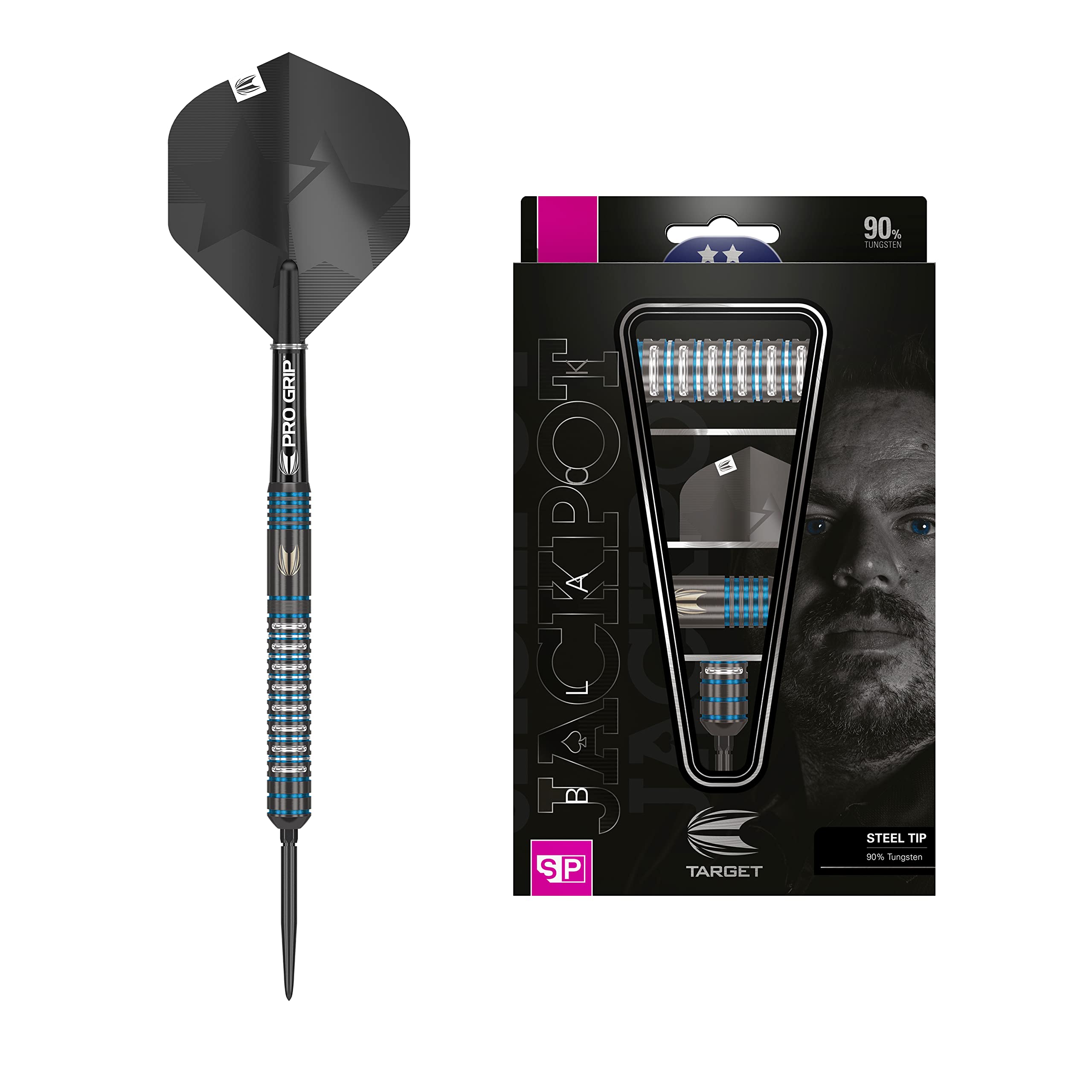 Amazon.co.jp: Target Darts Adrian Lewis 22G ブラックエディション