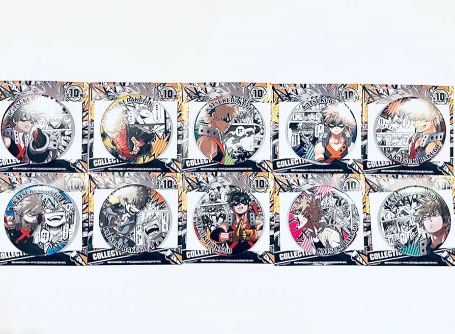 Amazon | ヒロ アカ コレクション缶バッジ HEROES 爆豪勝己 全種類