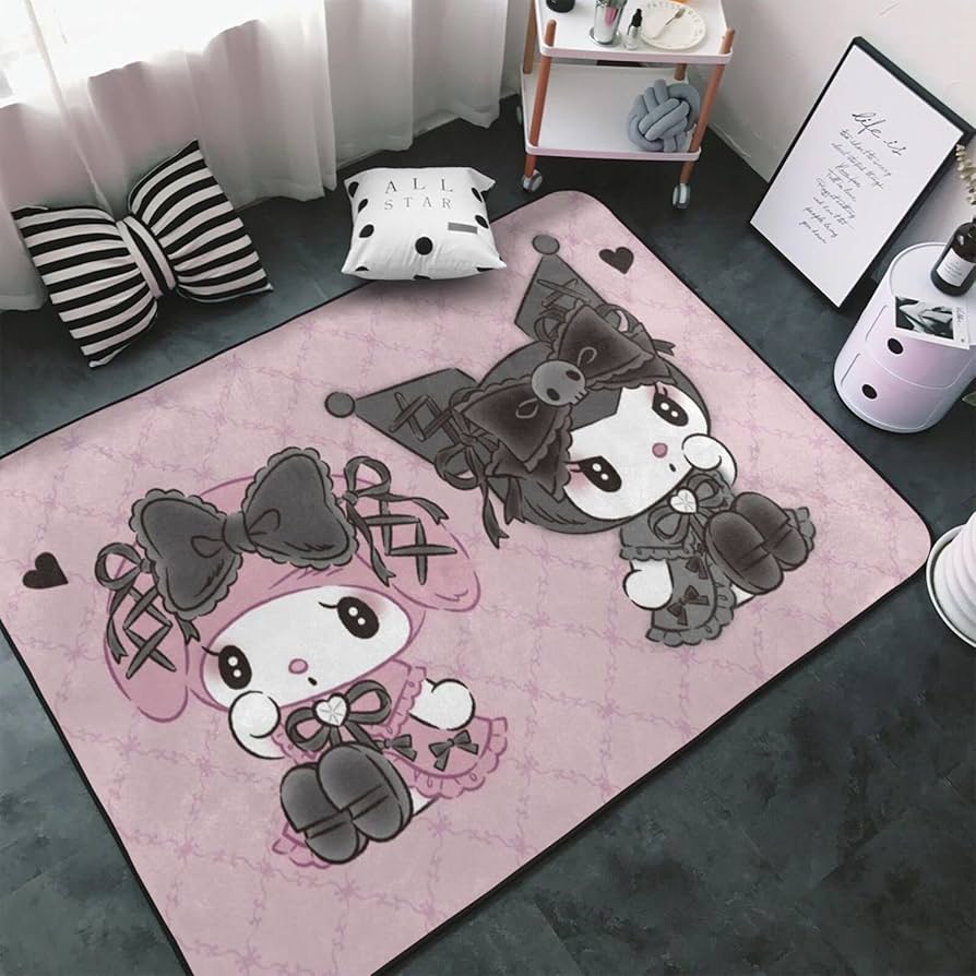 Amazon | クロミ ちゃん(3) カーペット 長方形 ラグマット ラグ 絨毯