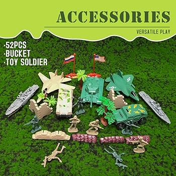 Amazon.co.jp: ViiKONDO アーミーメンズおもちゃ ミリタリープレイ