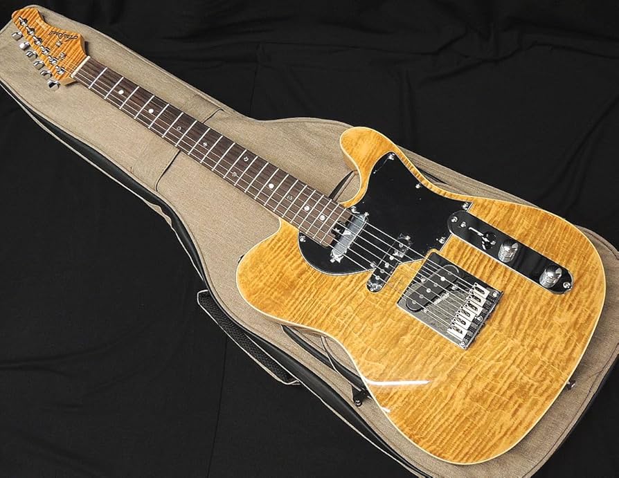 Amazon | AriaProII 615-AE200 B YG ブラックピックガード仕様 Yellow