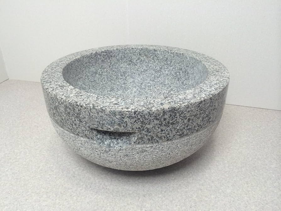 Amazon｜みかげ石 鉢形 もち臼 2升用 （本格派タイプのもちつき石臼