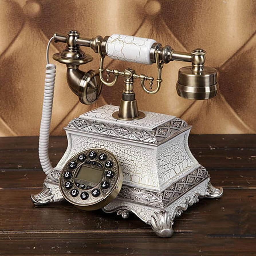 Amazon.co.jp: コード付きアンティーク電話、ヴィンテージ レトロ 固定