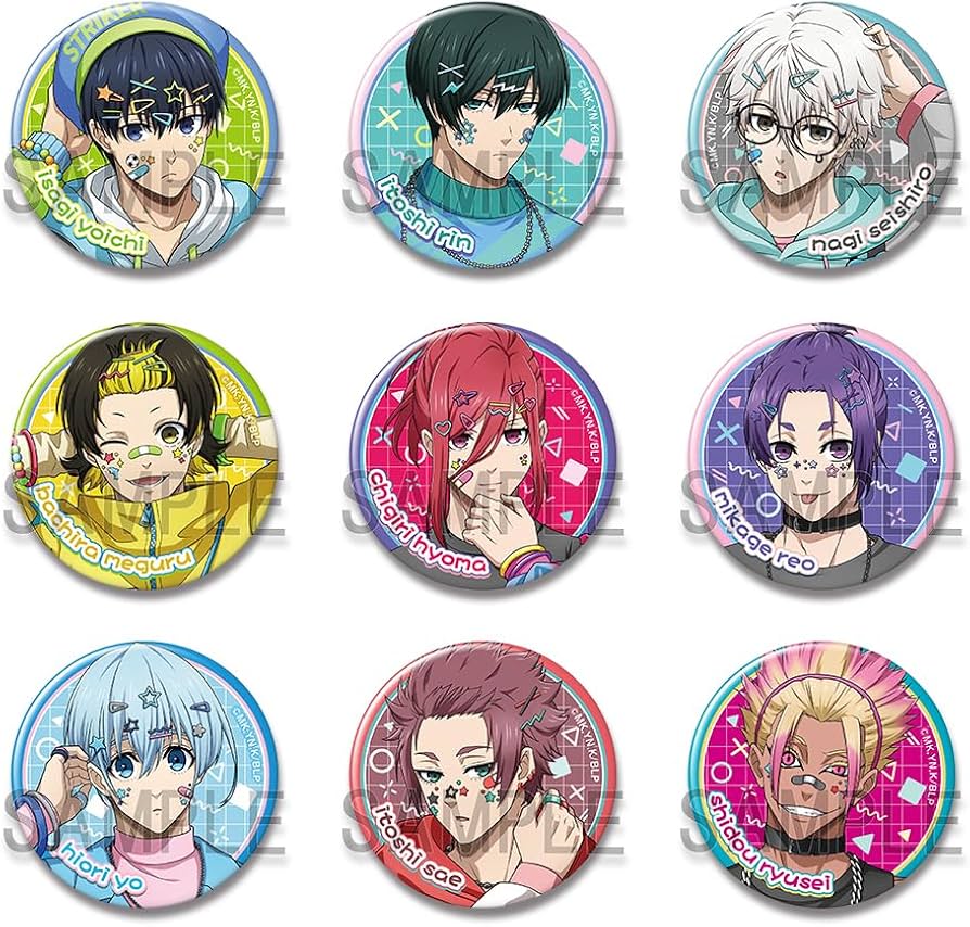 Amazon.co.jp: ブルーロック 缶バッジ トレーディングBOX 描き下ろし