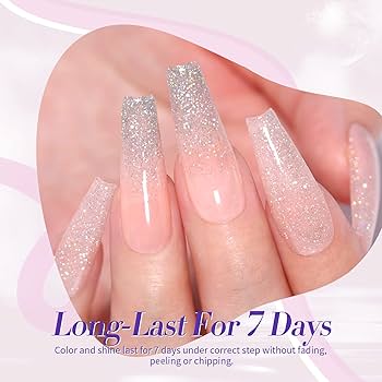 Amazon | BORN PRETTY マニキュア ラメ入り 7ML ネイルポリッシュ 速乾