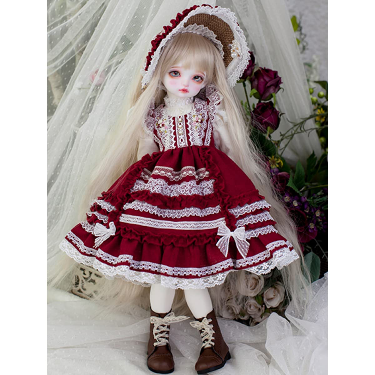 Amazon | KAKAA BJDドール フルセット 1/4 球体関節人形 40cm SD 樹脂