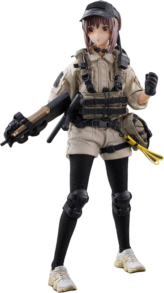 Amazon.co.jp: HASUKI 1/12 フィギュア 警備員-冷泉緋世 素体 顔