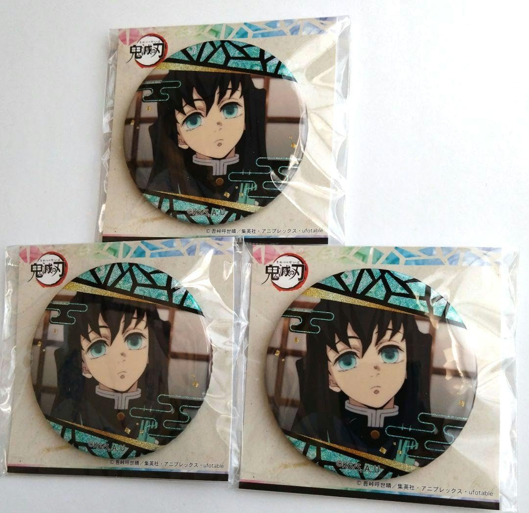 Amazon | 鬼滅 時透無一郎 螺鈿風シリーズ 缶バッジ 3点セット