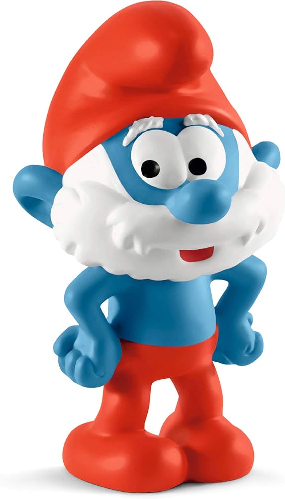 Amazon.co.jp: Schleich - The Smurfs Smurf Figurine, 20814, Blue