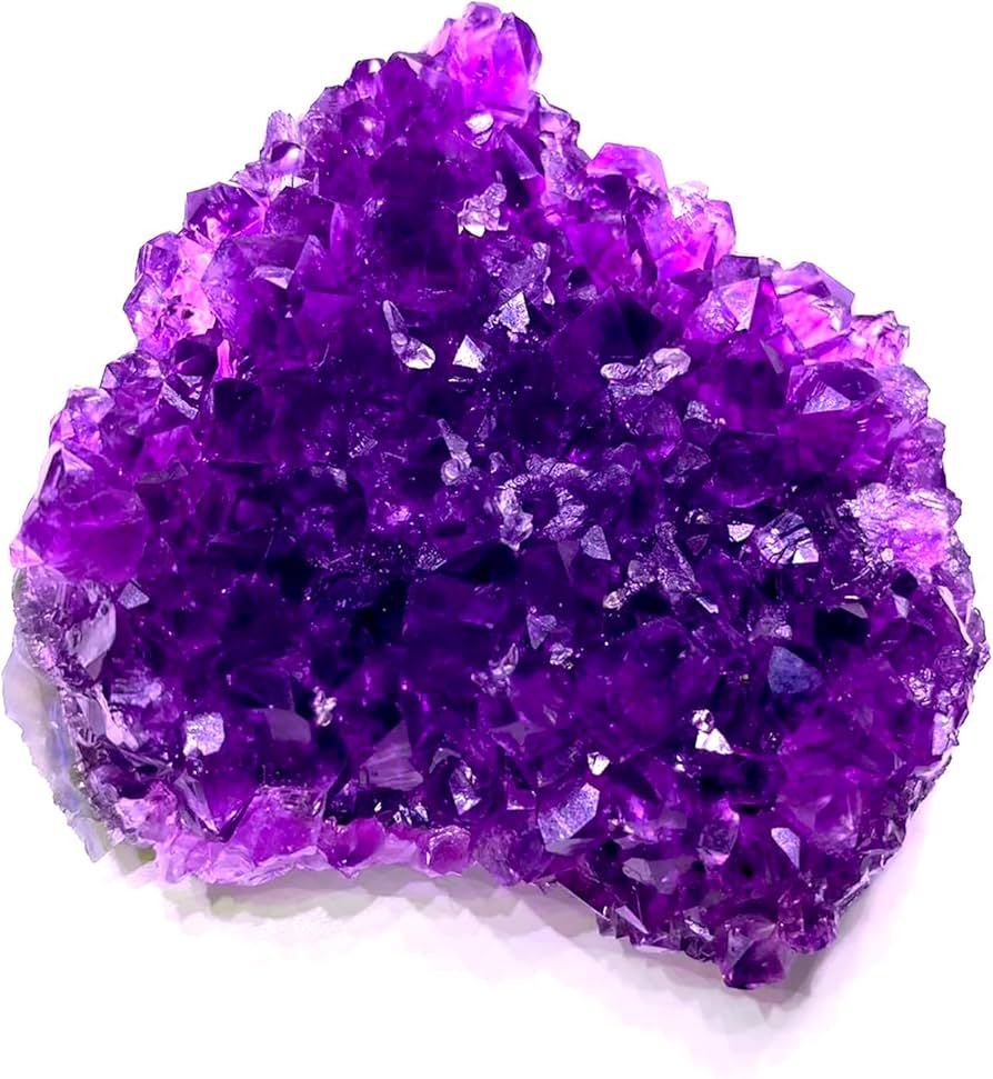 Amazon.co.jp: 完全天然石 アメジスト原石 65-80g 紫水晶 美しい紫色を
