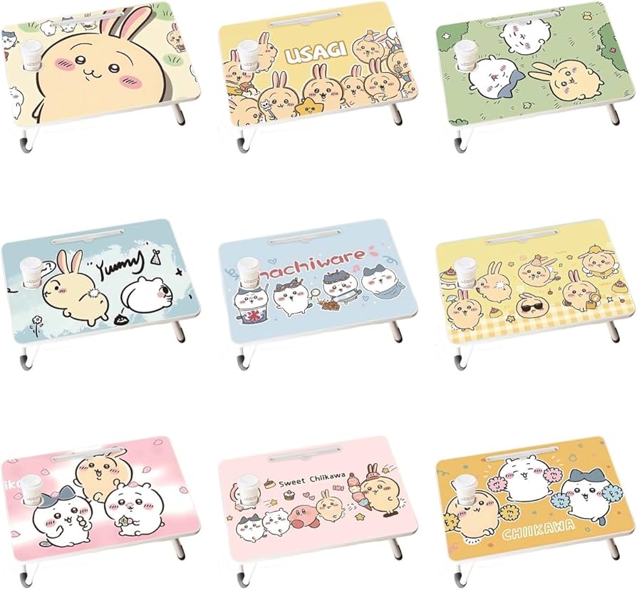 Amazon.co.jp: ちい'かわ 多機能折りたたみテーブル ハチワレ うさぎ
