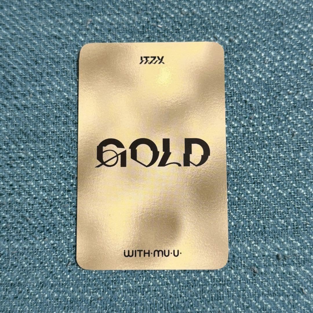 Amazon.co.jp: ITZY GOLD WITHMUU 特典 トレカ リュジン : おもちゃ