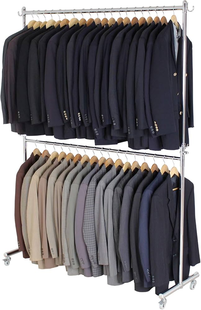 Amazon｜川口工器 頑丈ハンガーラック スーパーDX カスタム （幅156cm