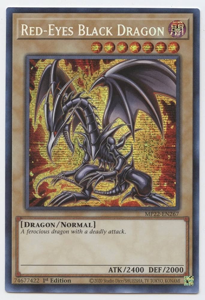 Amazon.com: Red-Eyes Black Dragon - MP22-EN267 - Prismatic Secret