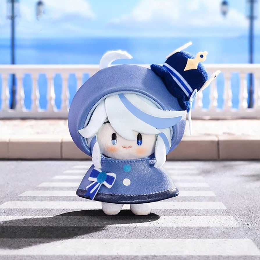 Amazon | 原神（げんしん）雨中嬉楽シリーズ フリーナ ぬいぐるみ