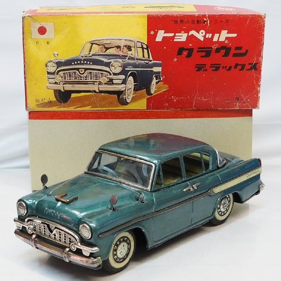 Amazon | 萬代屋ブリキtin toy car自動車BC 赤箱0375 | ミニカー・ダイ