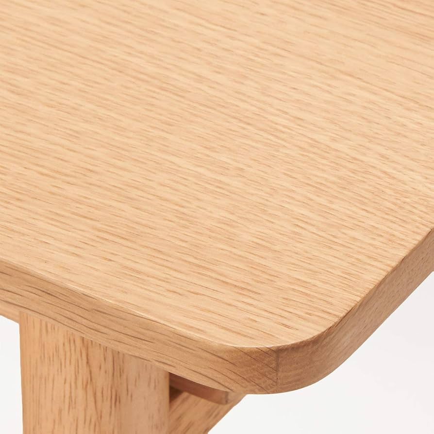 Amazon.co.jp: 無印良品 木製ローテーブル・オーク材 幅110×奥行55×高