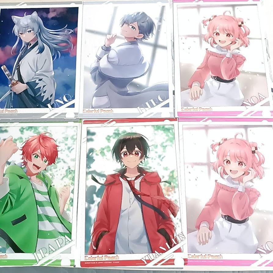 Amazon.co.jp: カラフルピーチ クリアポスター じゃぱぱ のあ ゆあん