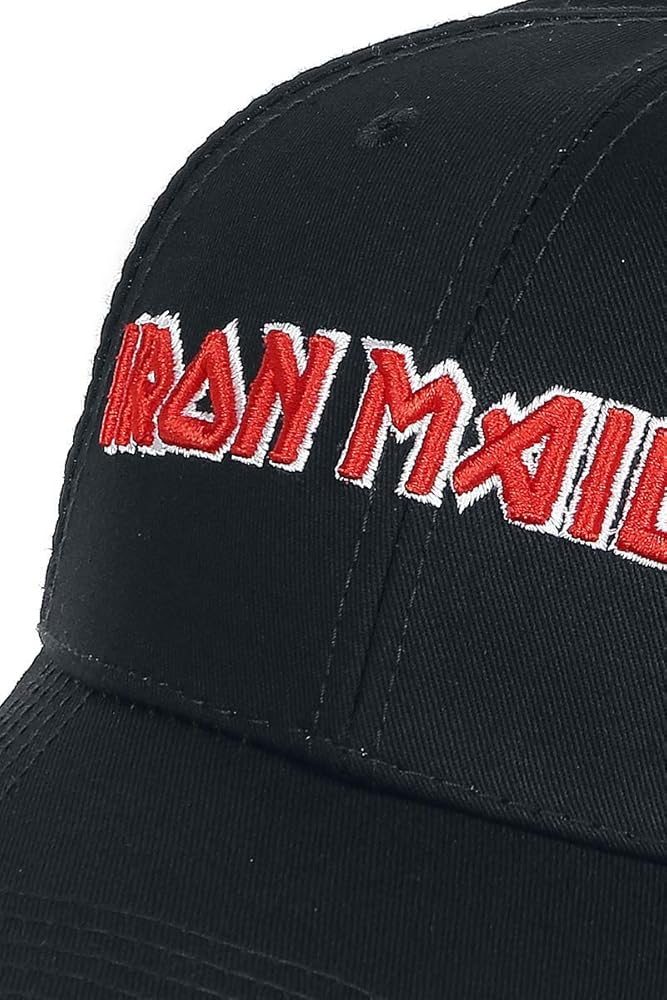 Amazon.com: Rock Off Iron Maiden Embroidered Logo Baseball Cap