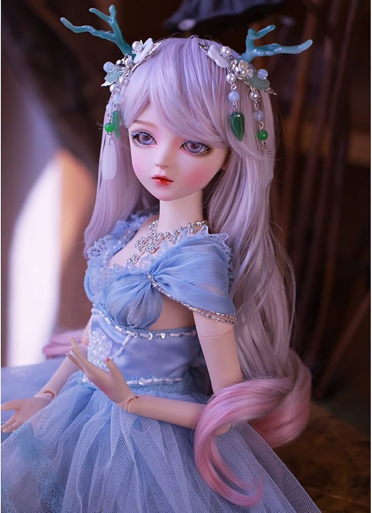 Amazon.co.jp: BJDドール 球体関節人形 1/3 60cm 人形本体 洋服セット