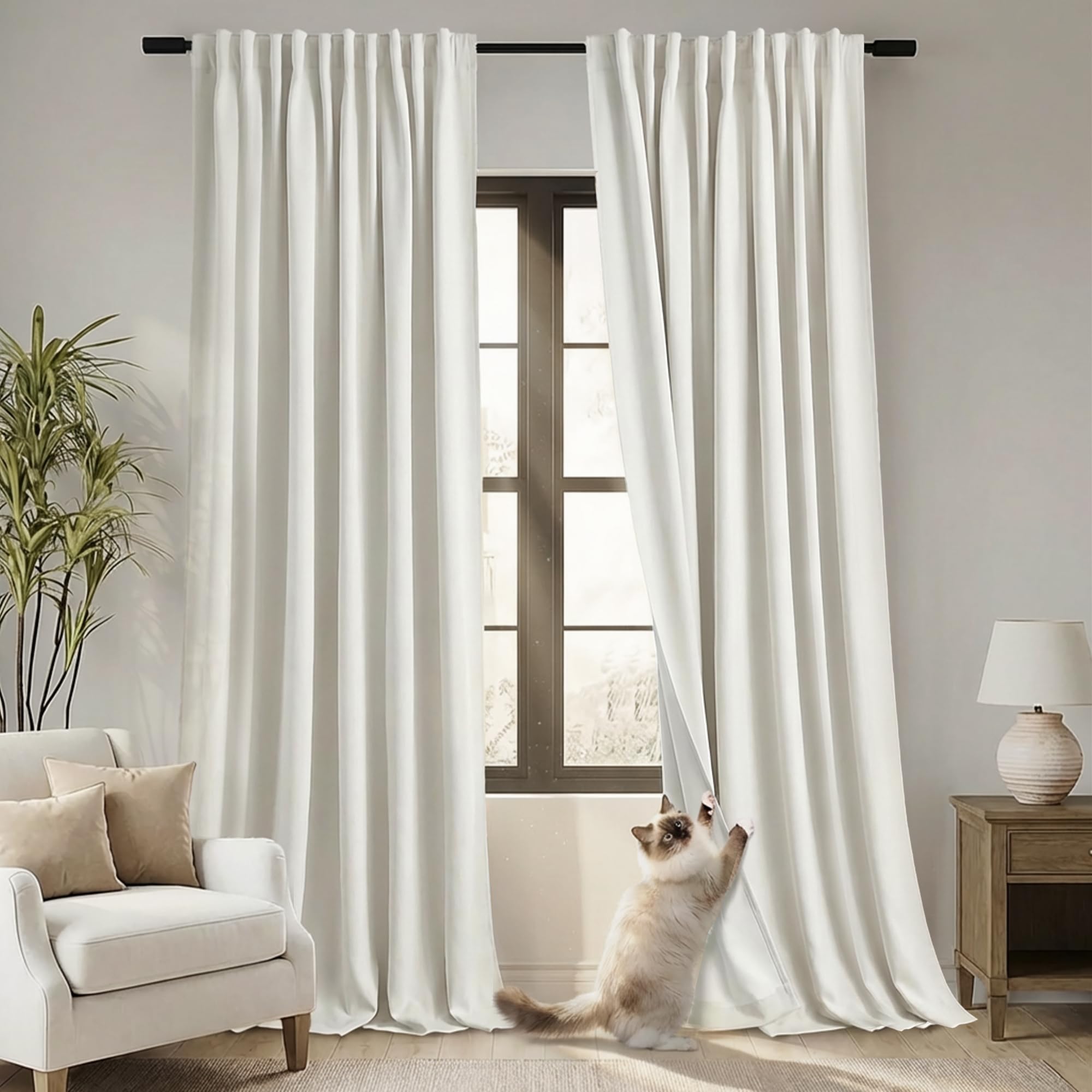 Amazon.com: PANELSBURG Curtains Drapes 84 Inch Length 2 Panels Set