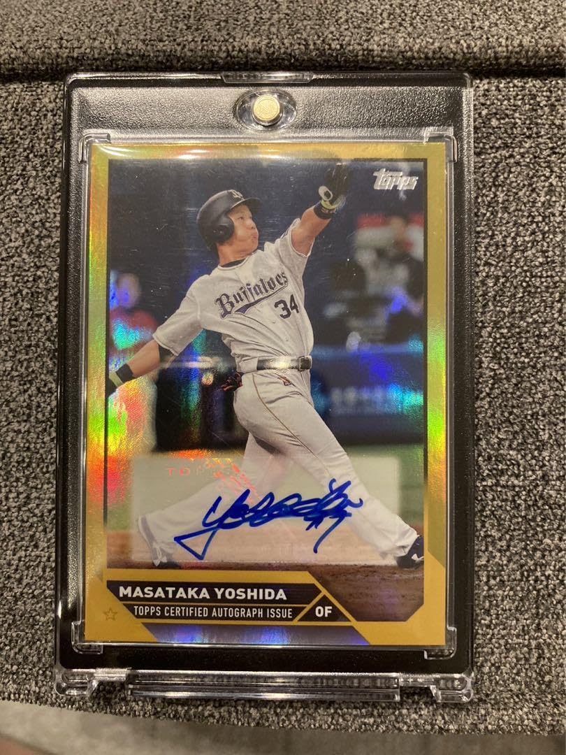 topps 2023 NPB オリックスバファローズ 吉田正尚 直筆サイン 【公式通販】