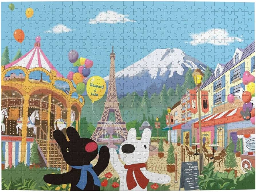 Amazon.co.jp: リサとガスパール ジグソーパズル500ピース