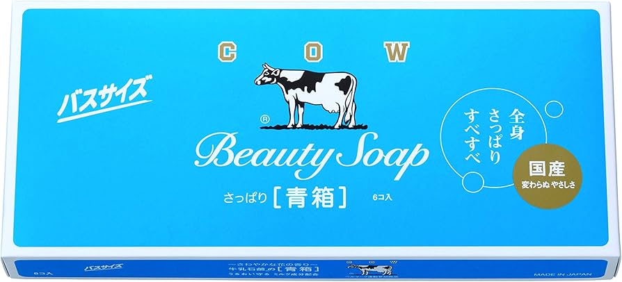 Amazon | カウブランド石鹸 青箱バスサイズ135g*6個 | カウブランド 無
