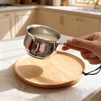 Amazon | IMEEA ミルクパン 片手鍋 18-10ステンレス IH対応 250ml 目盛